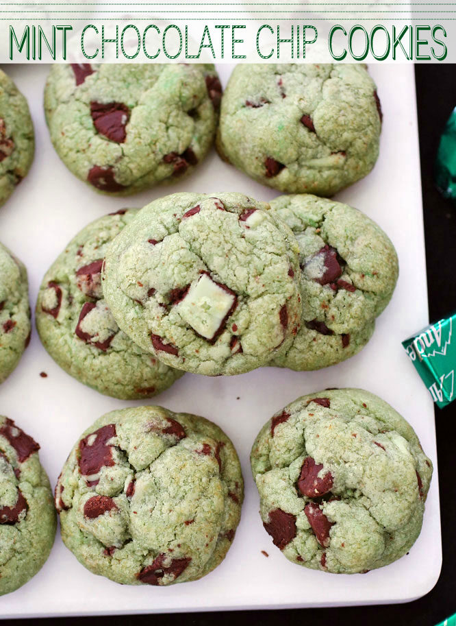 MINT CHOCOLATE CHIP COOKIES - My skinny Recipes